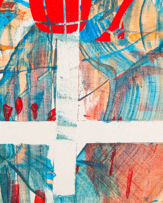 Jinete en la Ventana — detail