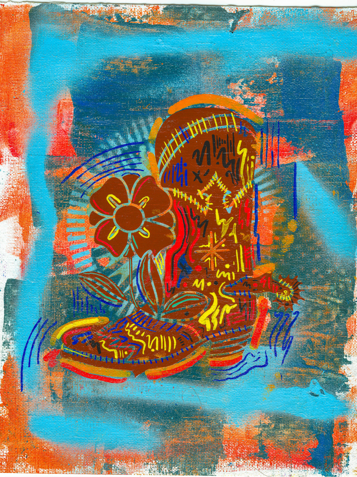 Boot — painting by Gonz Veloz