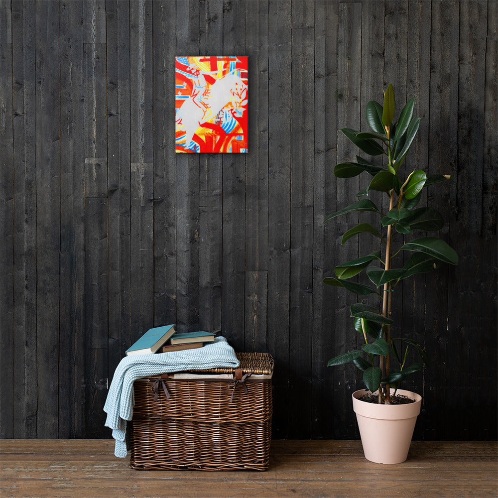The Bullrider — canvas mockup