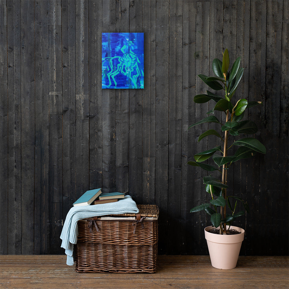 Vaquero Azul — canvas mockup