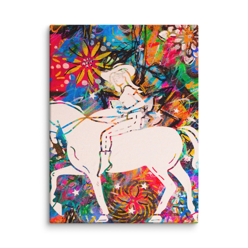 Caballo Blanco — canvas mockup