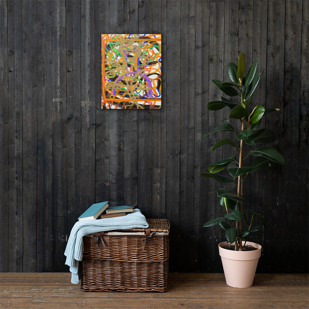 Gold Rose — canvas mockup