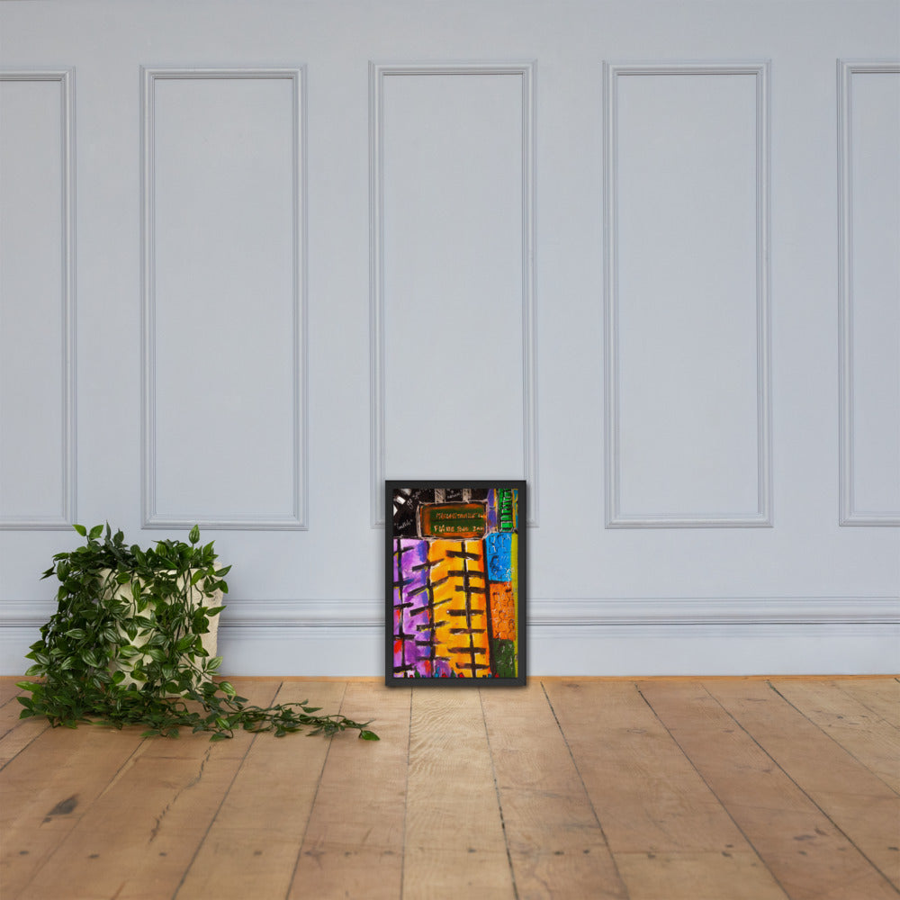 The Subway — framed poster mockup