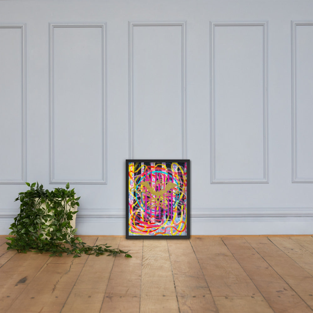 Eagle — framed poster mockup