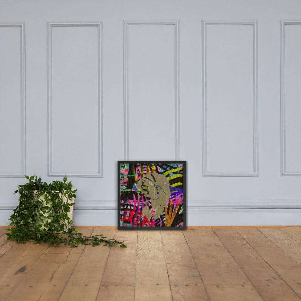 Lady — framed poster mockup