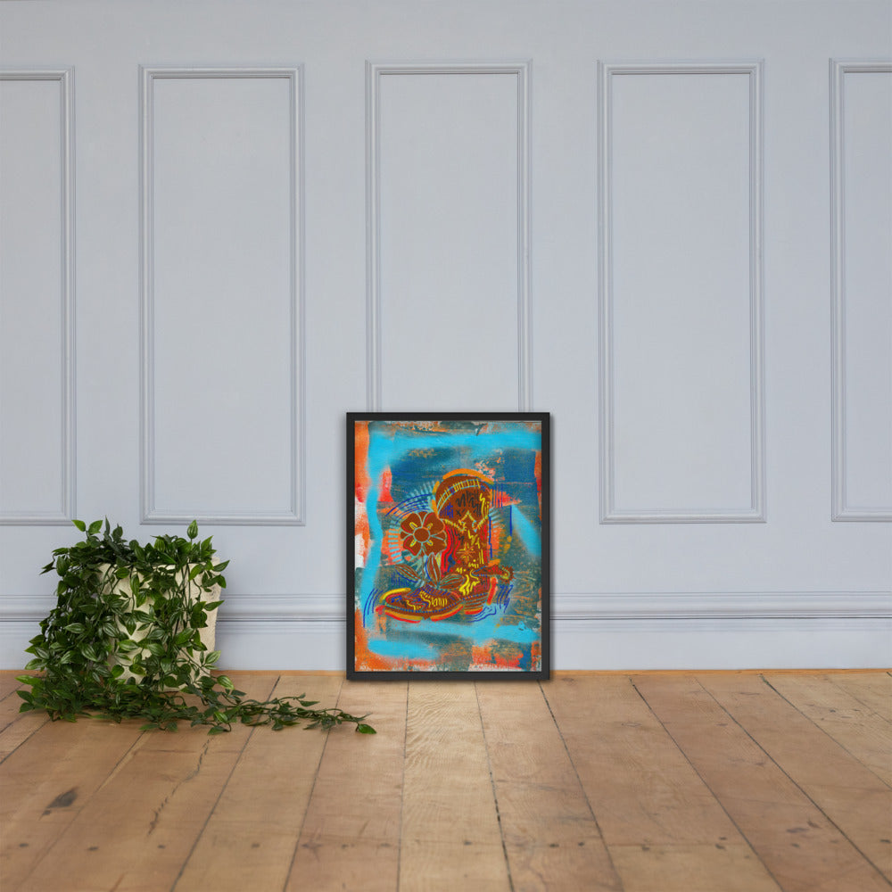 Boot — framed poster mockup