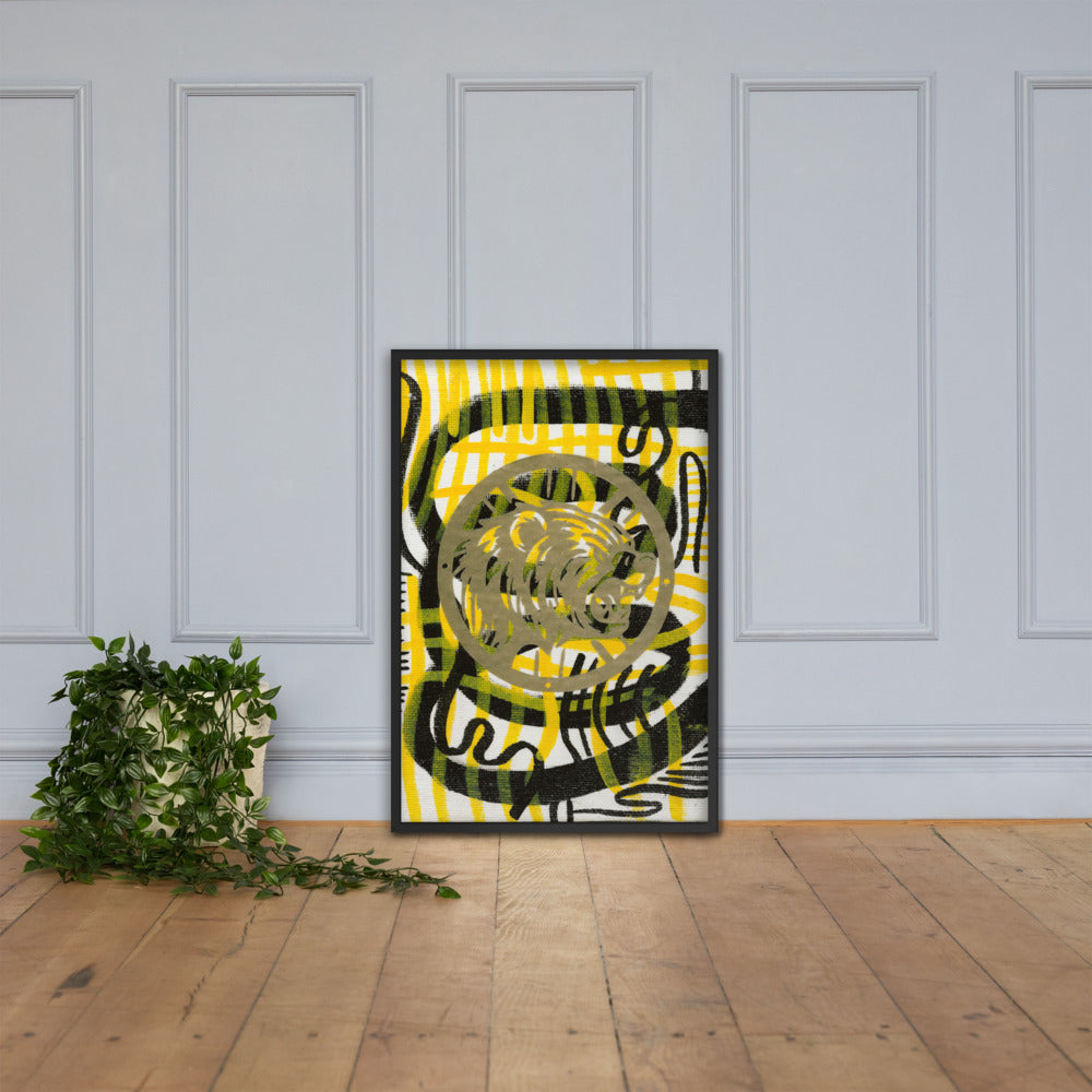 Bear Bear — framed poster mockup