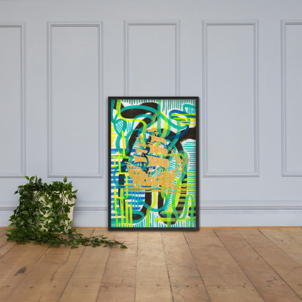 Ship — framed poster mockup