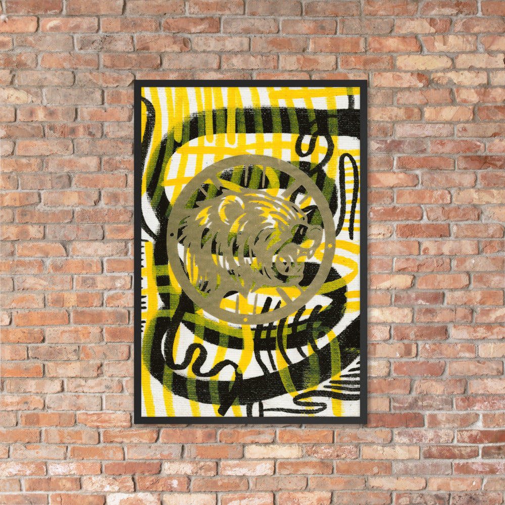 Bear Bear — framed poster mockup