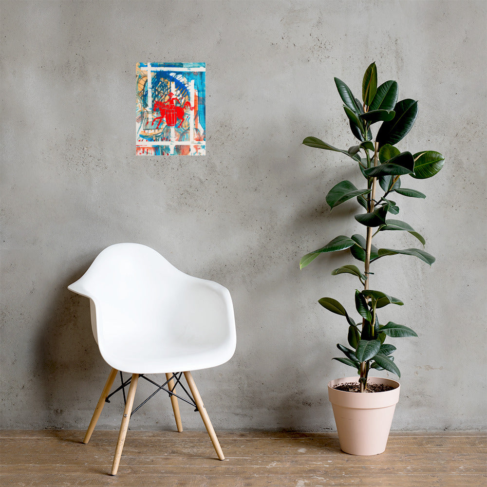 Jinete en la Ventana — poster mockup