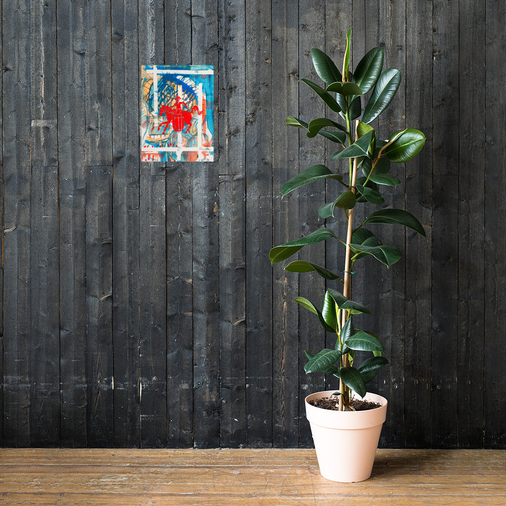 Jinete en la Ventana — poster mockup