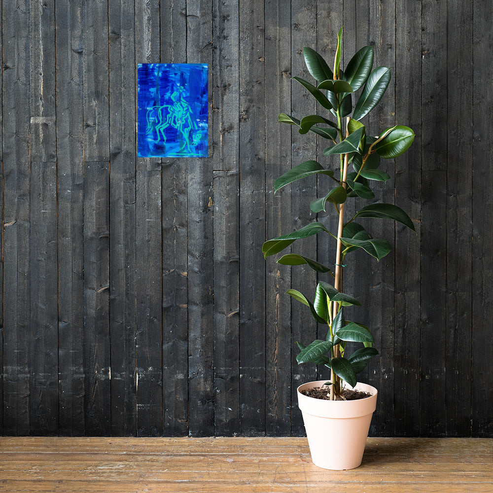 Vaquero Azul — poster mockup