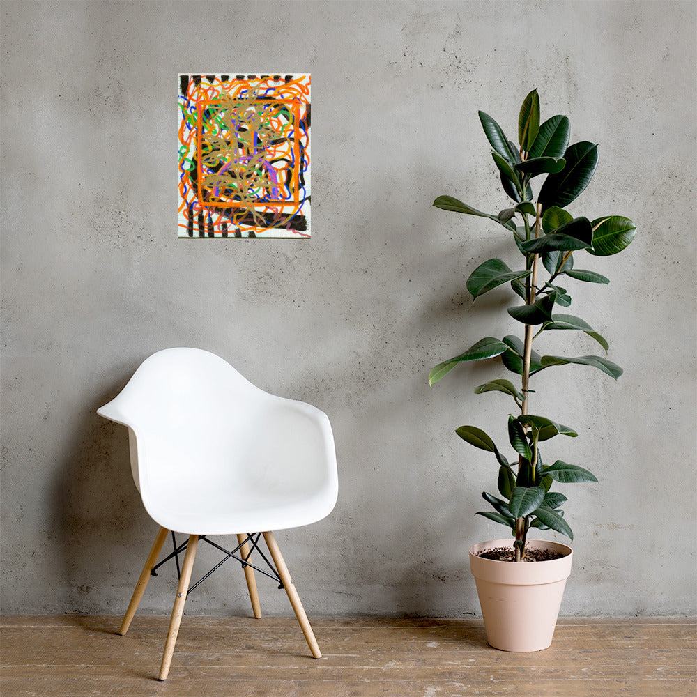 Gold Rose — poster mockup
