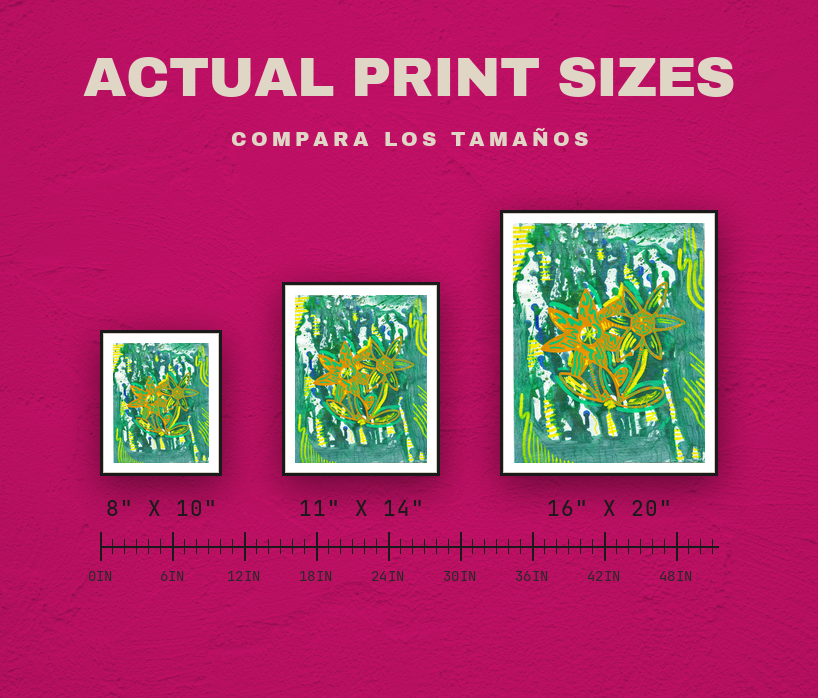Flower Twins — size chart