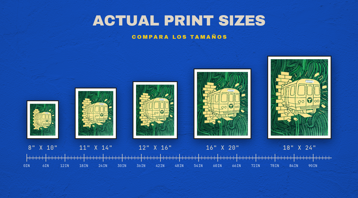 Green Line — size chart