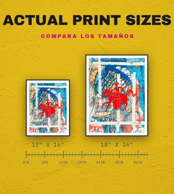 Jinete en la Ventana — size chart